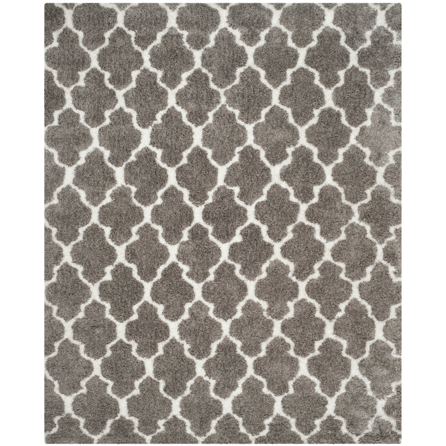 SAFAVIEH Barcelona Shag BSG319B Silver / Ivory Rug Image 1