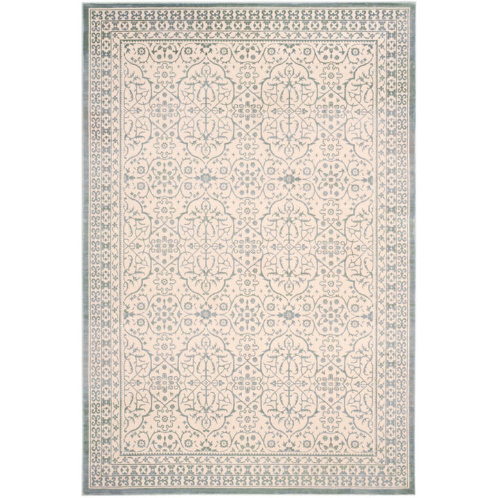 SAFAVIEH Brilliance Collection BRL508A Cream / Sage Rug Image 1