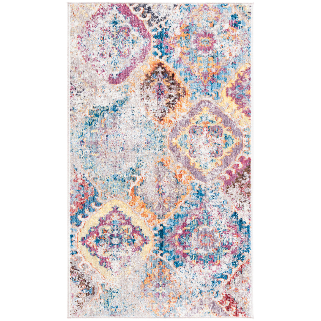 SAFAVIEH Bristol Collection BTL351D Blue / Light Grey Rug Image 8