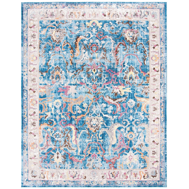 SAFAVIEH Bristol Collection BTL357C Blue / Light Grey Rug Image 1