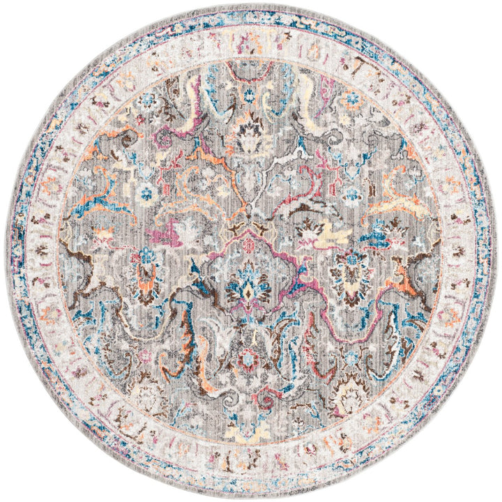 SAFAVIEH Bristol Collection BTL357A Grey / Ivory Rug Image 1