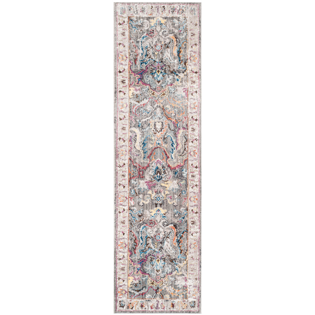 SAFAVIEH Bristol Collection BTL357A Grey / Ivory Rug Image 5