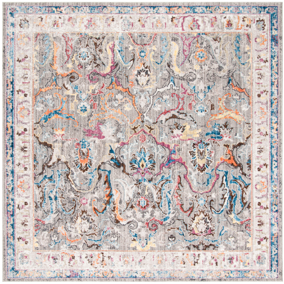 SAFAVIEH Bristol Collection BTL357A Grey / Ivory Rug Image 6