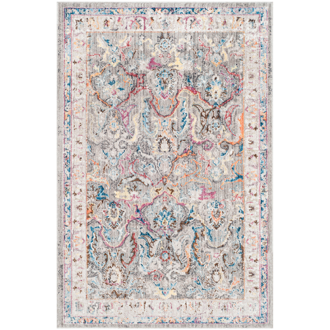 SAFAVIEH Bristol Collection BTL357A Grey / Ivory Rug Image 9