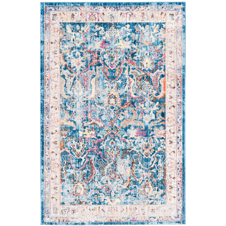 SAFAVIEH Bristol Collection BTL357C Blue / Light Grey Rug Image 8