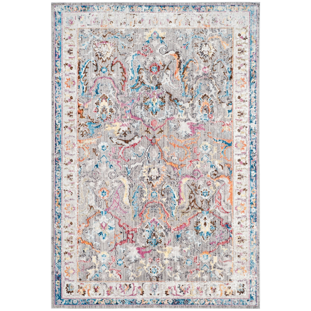 SAFAVIEH Bristol Collection BTL357A Grey / Ivory Rug Image 10