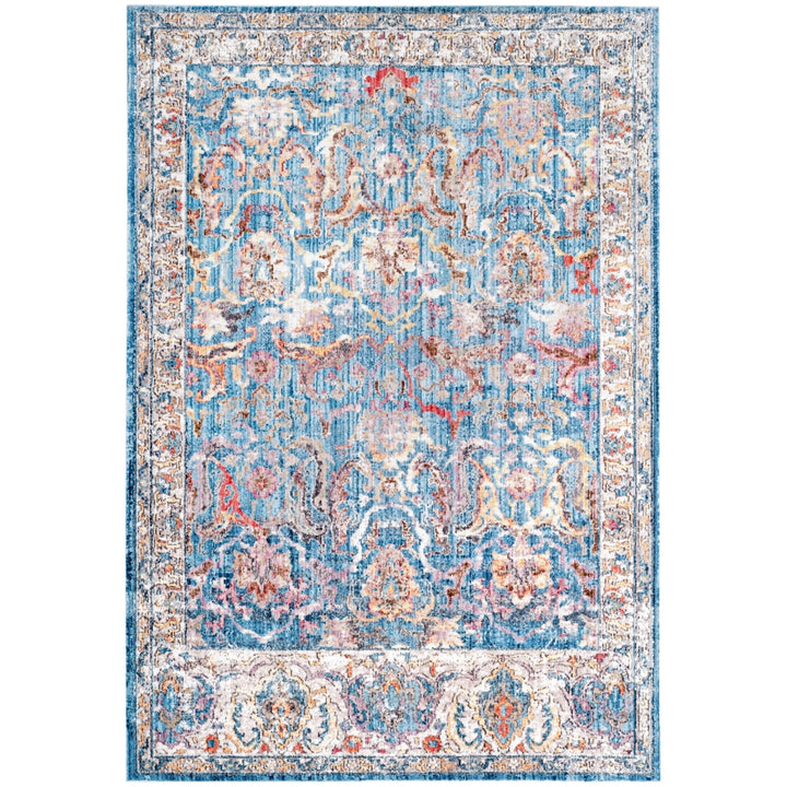 SAFAVIEH Bristol Collection BTL357C Blue / Light Grey Rug Image 9