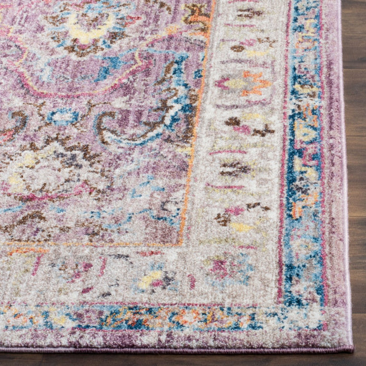 SAFAVIEH Bristol BTL357P Lavender / Light Grey Rug Image 7