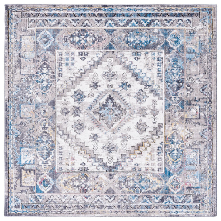 SAFAVIEH Bristol Collection BTL363A Cream / Grey Rug Image 1