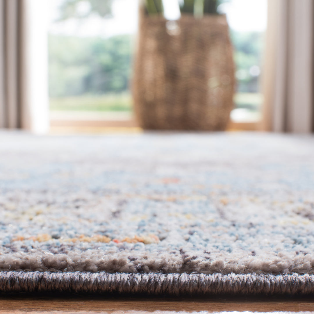 SAFAVIEH Bristol Collection BTL366F Grey / Blue Rug Image 8