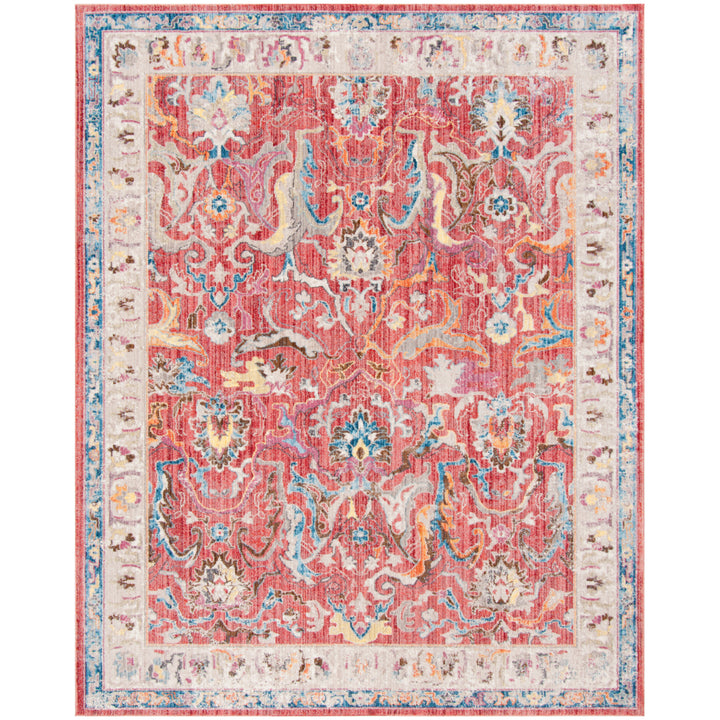 SAFAVIEH Bristol Collection BTL357R Rose / Light Grey Rug Image 1