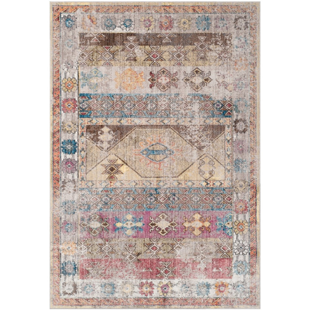 SAFAVIEH Bristol Collection BTL358M Multi Rug Image 9