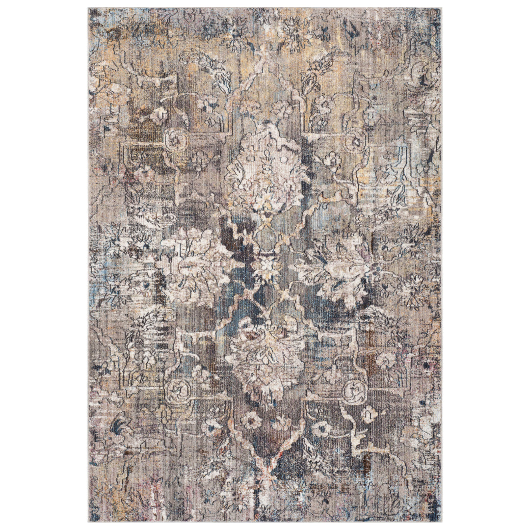 SAFAVIEH Bristol Collection BTL487L Blue / Grey Rug Image 1