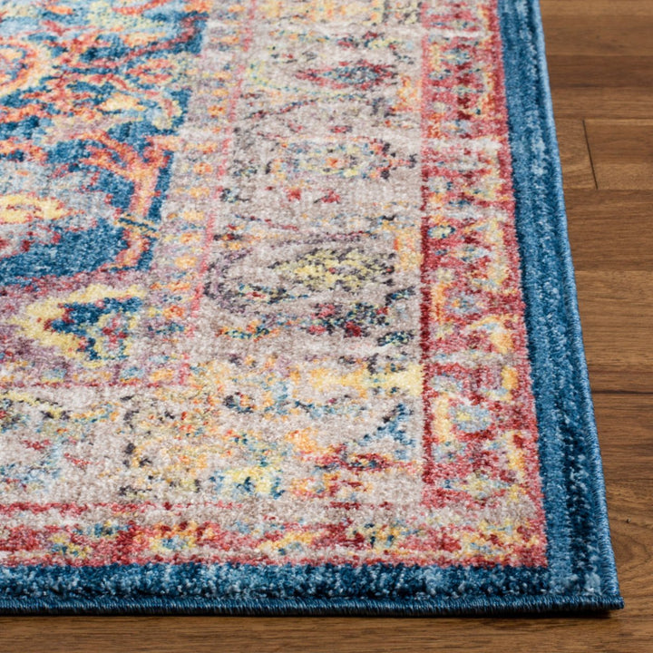 SAFAVIEH Bristol Collection BTL361C Blue / Light Grey Rug Image 7