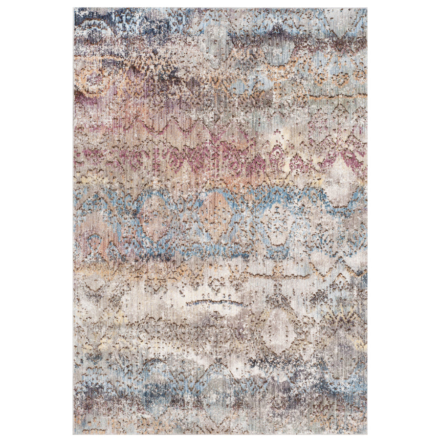 SAFAVIEH Bristol Collection BTL490K Turquoise / Multi Rug Image 1