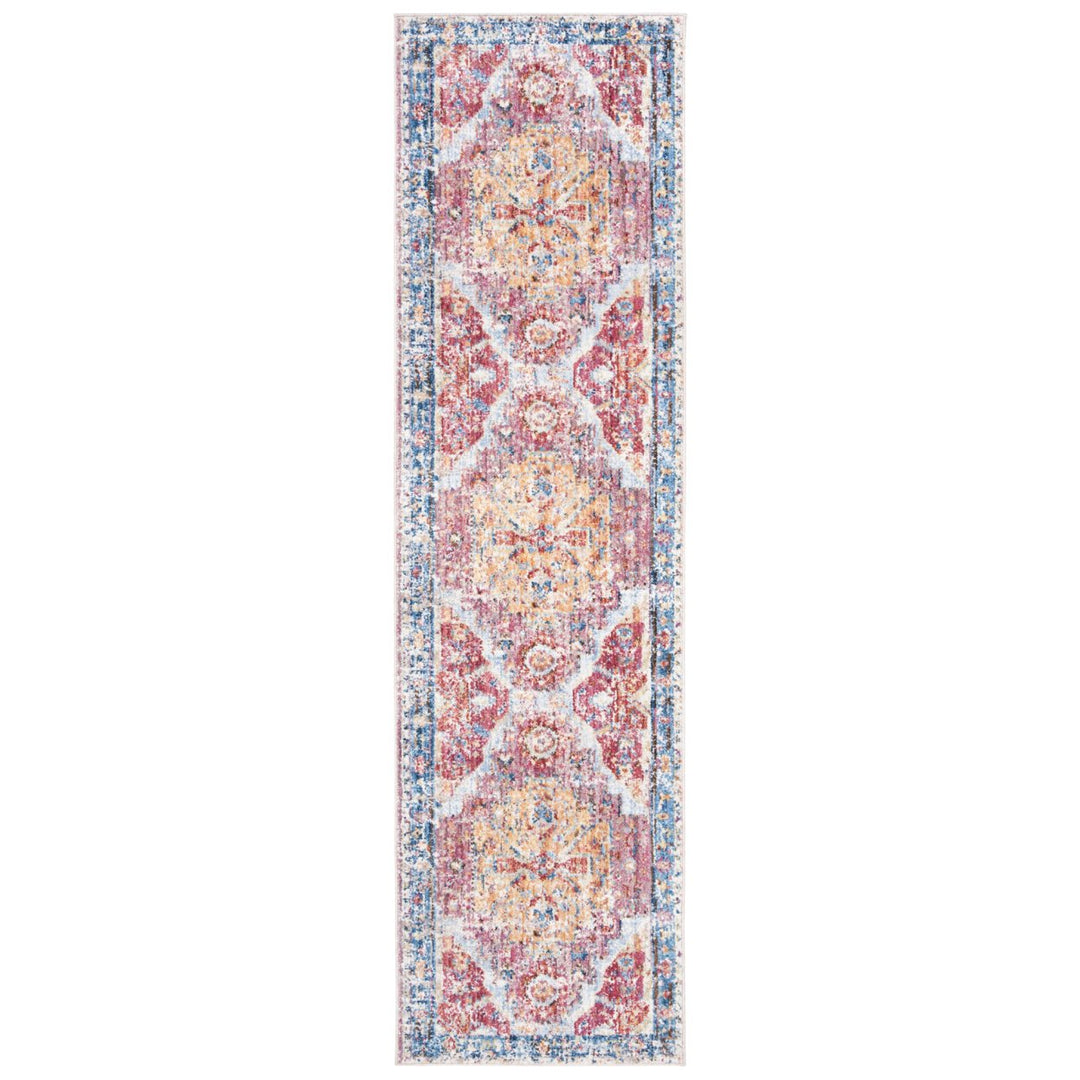 SAFAVIEH Bristol Collection BTL488S Red / Blue Rug Image 5