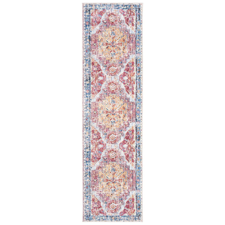 SAFAVIEH Bristol Collection BTL488S Red / Blue Rug Image 5