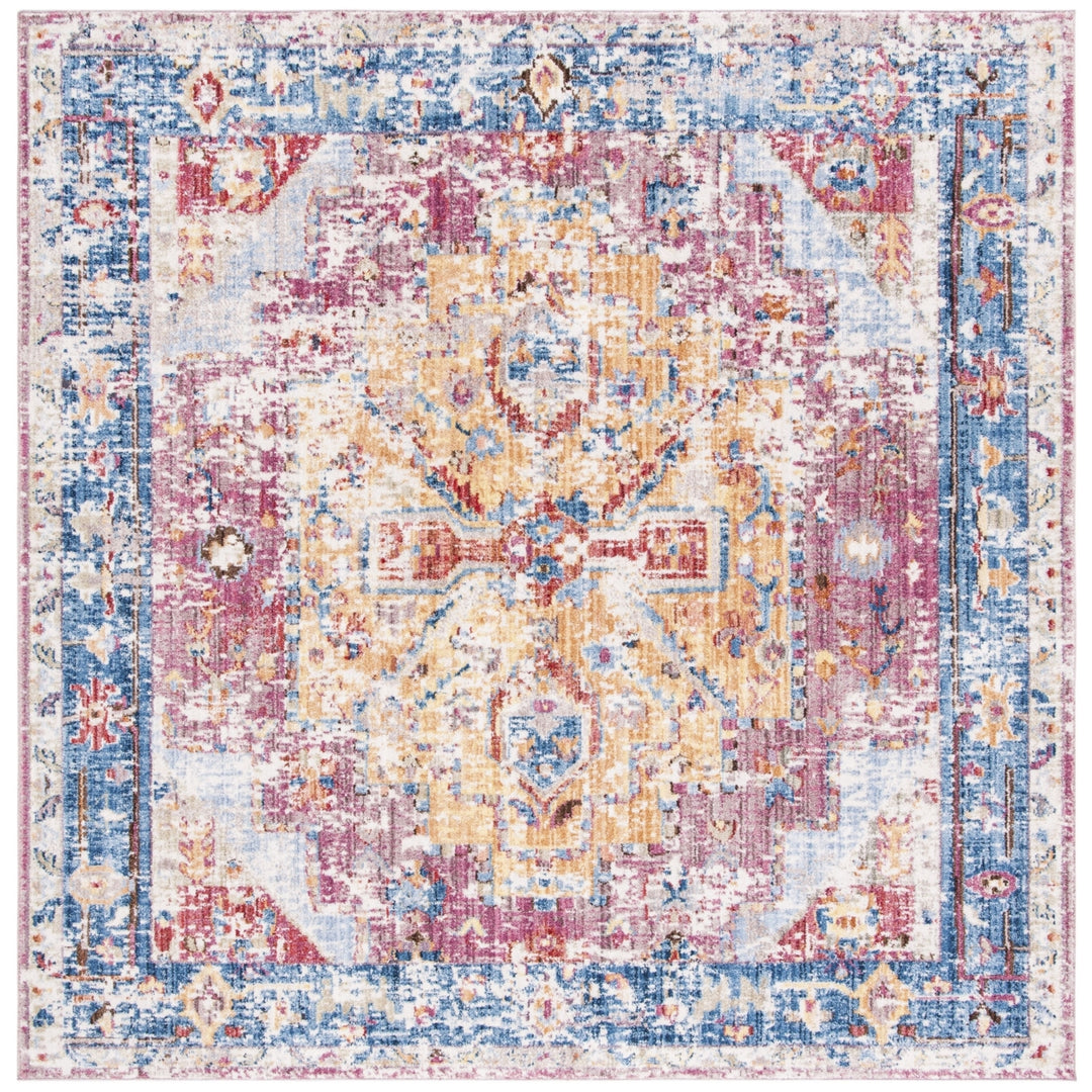 SAFAVIEH Bristol Collection BTL488S Red / Blue Rug Image 6