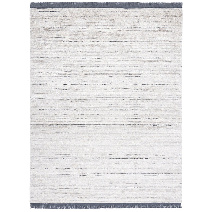 SAFAVIEH Burko Collection BUR235F Grey / Ivory Rug Image 1