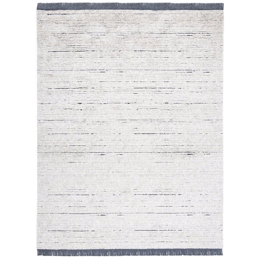 SAFAVIEH Burko Collection BUR235F Grey / Ivory Rug Image 1