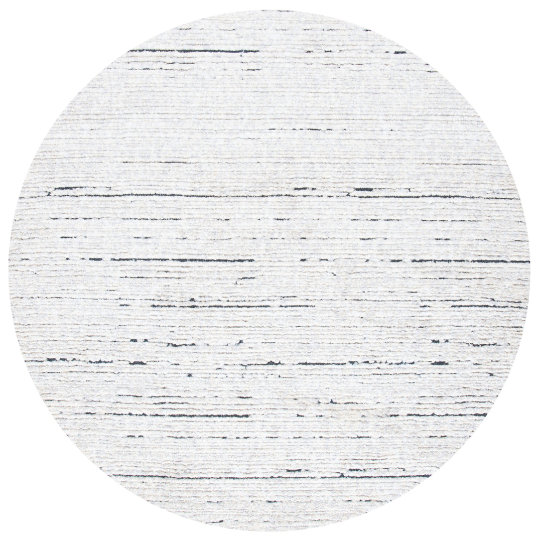 SAFAVIEH Burko Collection BUR235F Grey / Ivory Rug Image 3