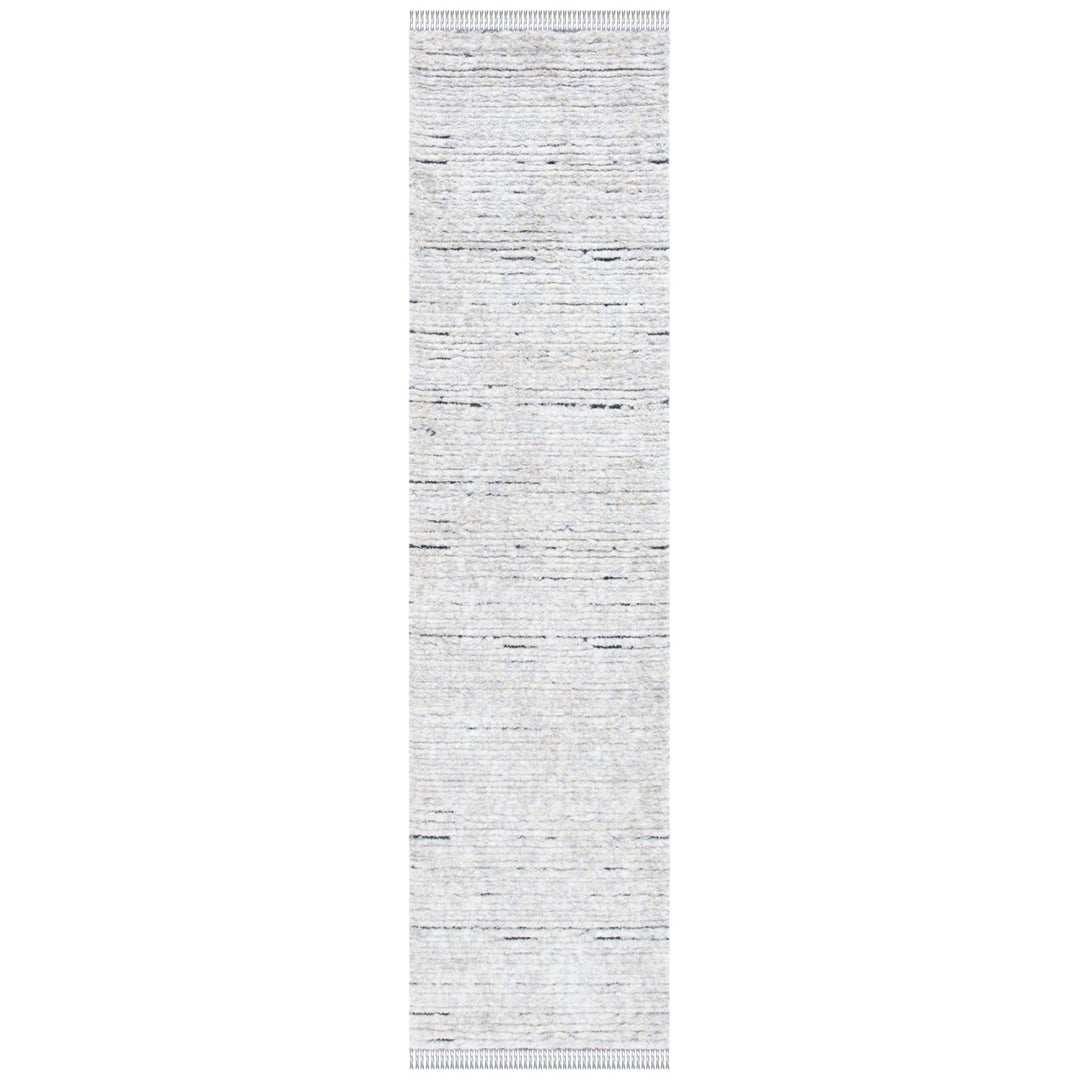 SAFAVIEH Burko Collection BUR235F Grey / Ivory Rug Image 1