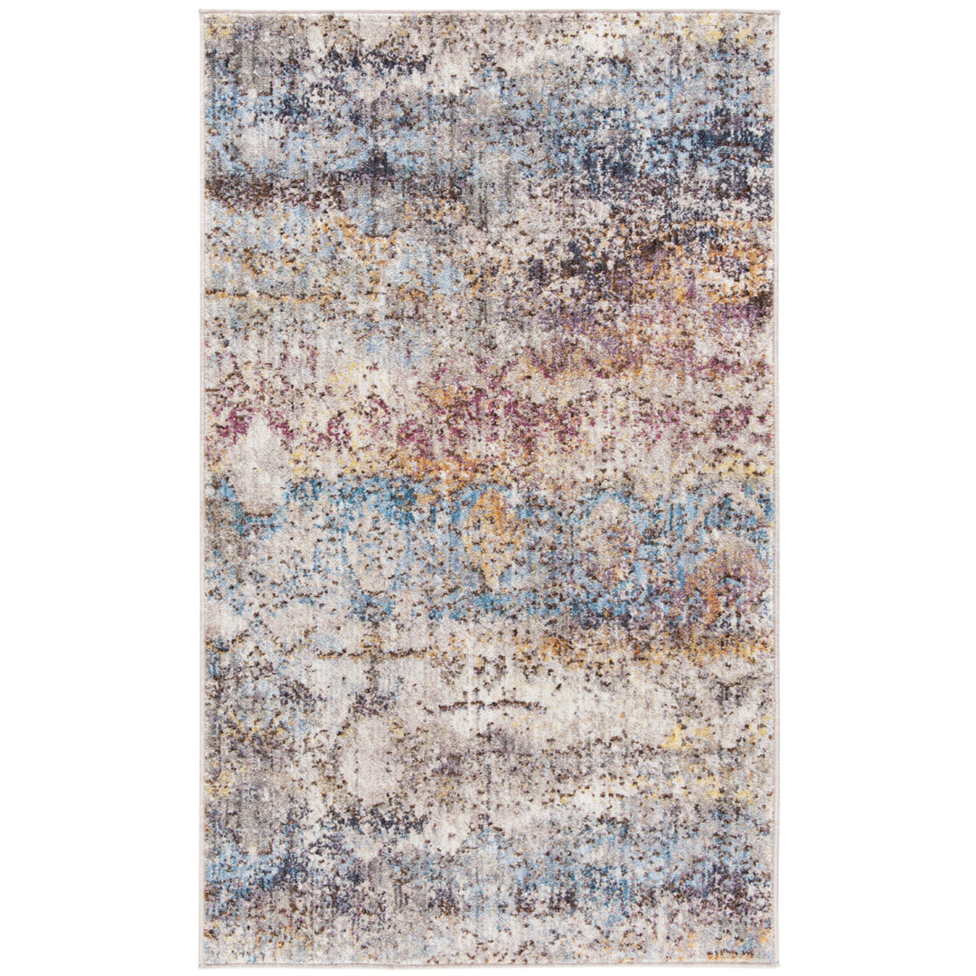 SAFAVIEH Bristol Collection BTL490K Turquoise / Multi Rug Image 8