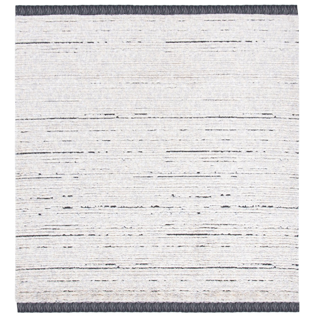 SAFAVIEH Burko Collection BUR235F Grey / Ivory Rug Image 1