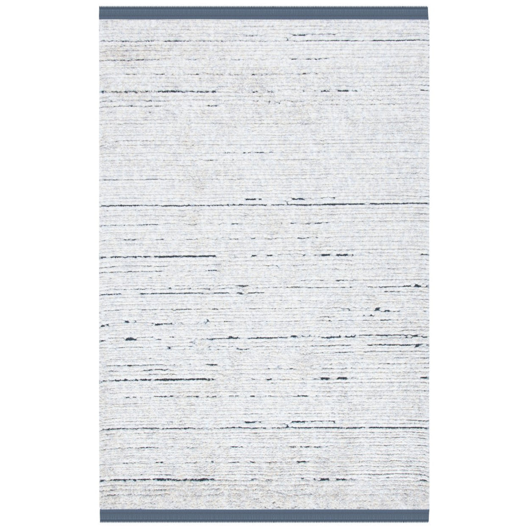 SAFAVIEH Burko Collection BUR235F Grey / Ivory Rug Image 1