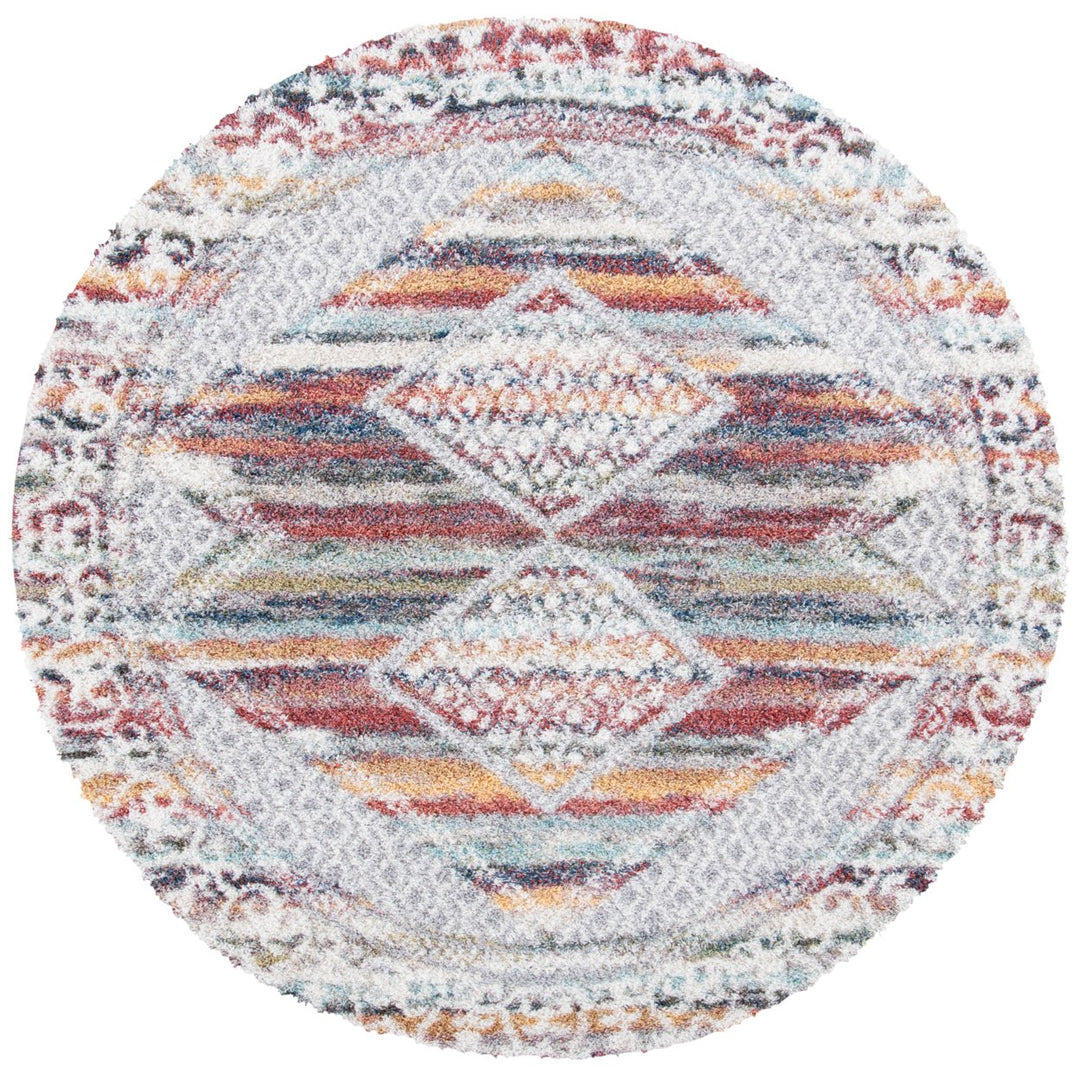 SAFAVIEH Calista Collection CAL136A Ivory / Rust Rug Image 3