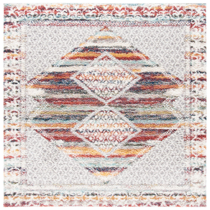 SAFAVIEH Calista Collection CAL136A Ivory / Rust Rug Image 5