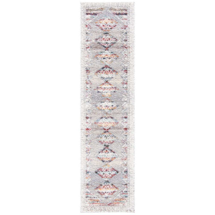 SAFAVIEH Calista Collection CAL136F Grey / Ivory Rug Image 5