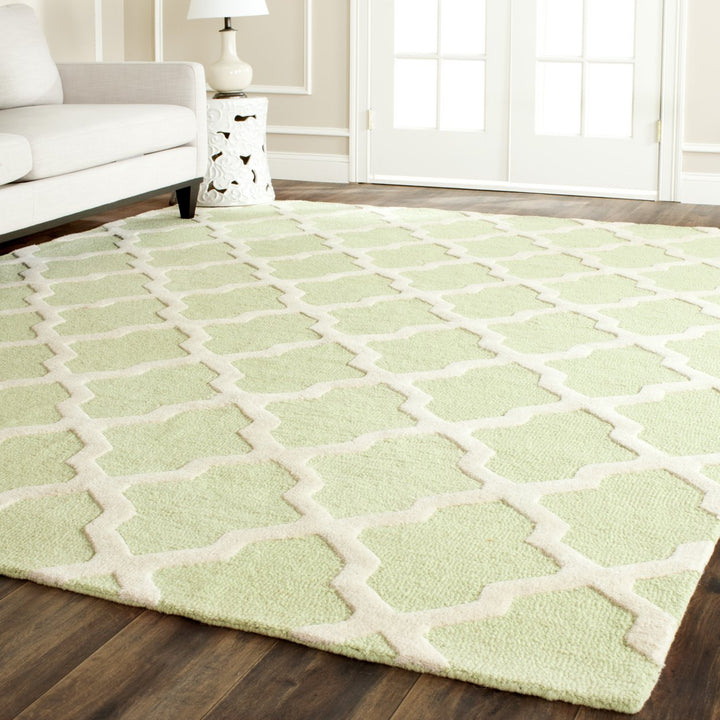 SAFAVIEH Cambridge CAM121B Light Green / Ivory Rug Image 1