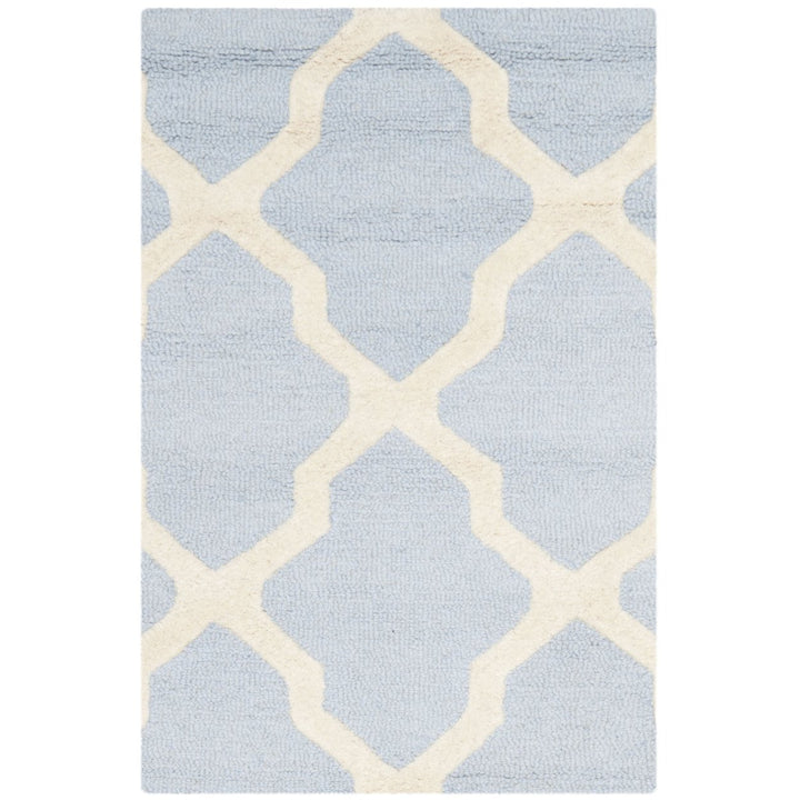 SAFAVIEH Cambridge CAM121A Light Blue / Ivory Rug Image 1