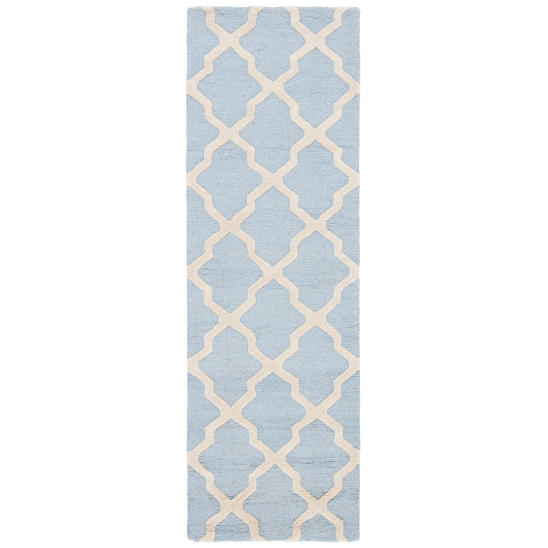 SAFAVIEH Cambridge CAM121A Light Blue / Ivory Rug Image 4