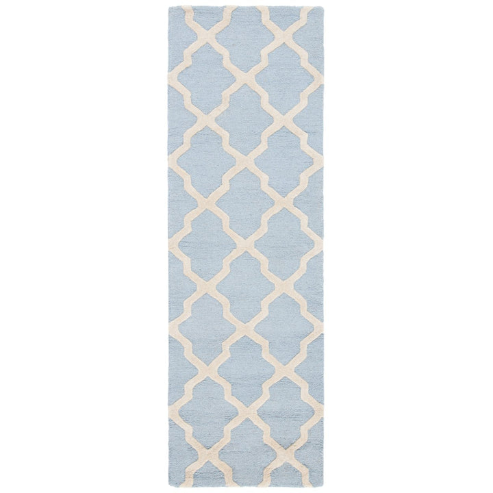 SAFAVIEH Cambridge CAM121A Light Blue / Ivory Rug Image 1