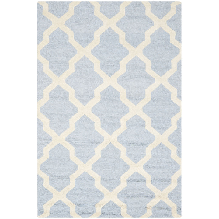 SAFAVIEH Cambridge CAM121A Light Blue / Ivory Rug Image 5