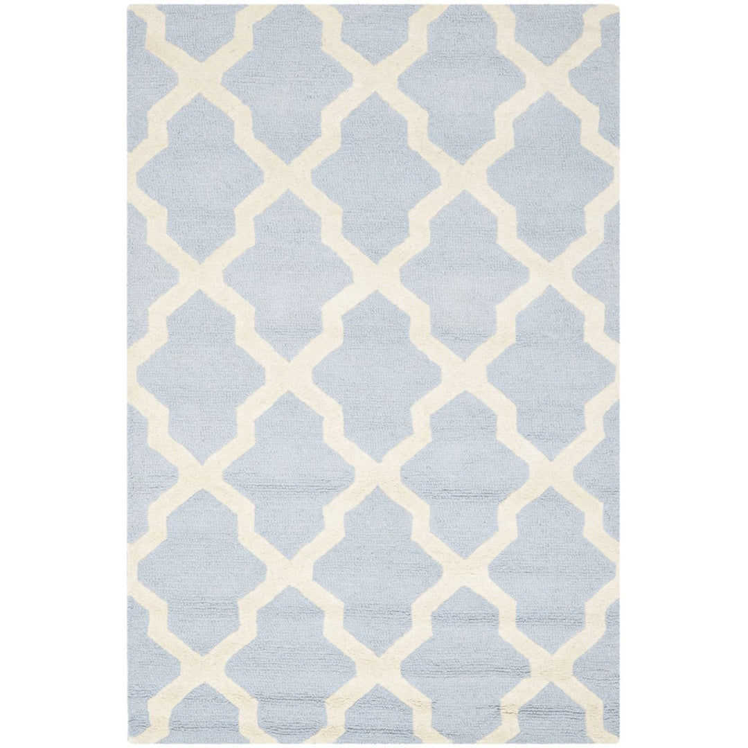 SAFAVIEH Cambridge CAM121A Light Blue / Ivory Rug Image 1