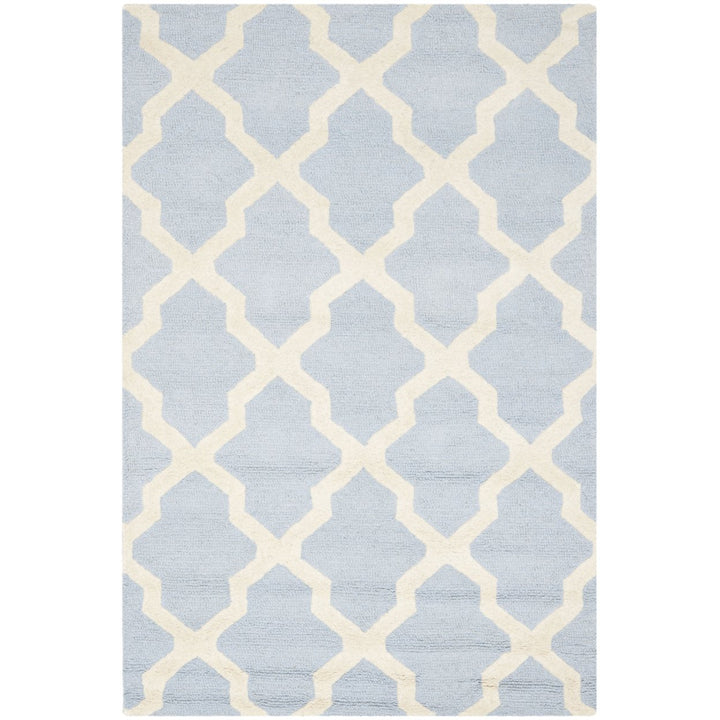 SAFAVIEH Cambridge CAM121A Light Blue / Ivory Rug Image 1