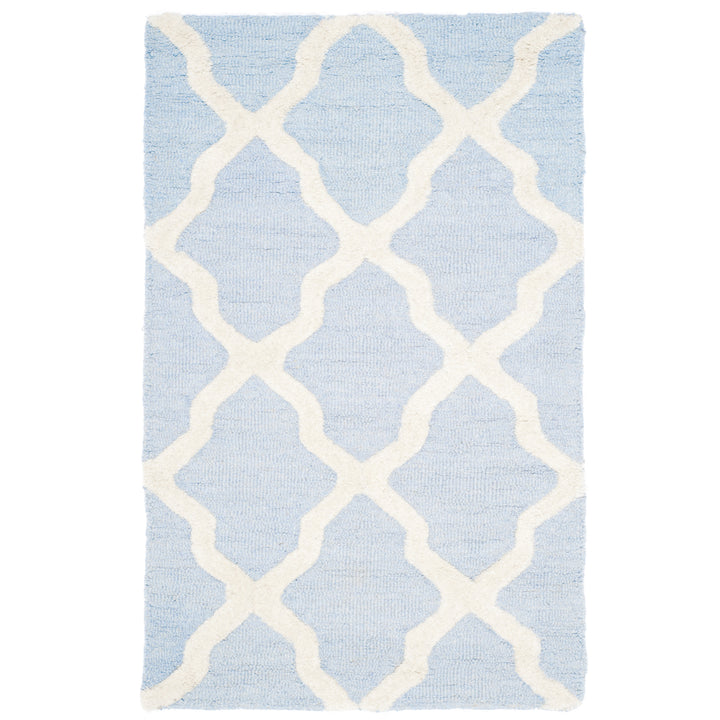 SAFAVIEH Cambridge CAM121A Light Blue / Ivory Rug Image 6