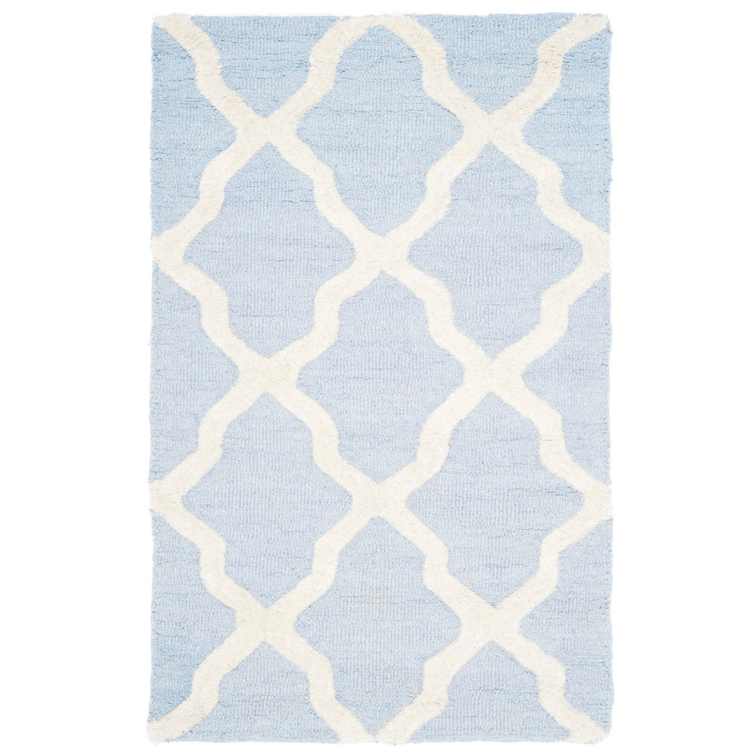 SAFAVIEH Cambridge CAM121A Light Blue / Ivory Rug Image 1