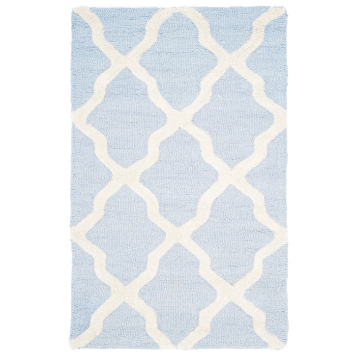 SAFAVIEH Cambridge CAM121A Light Blue / Ivory Rug Image 1