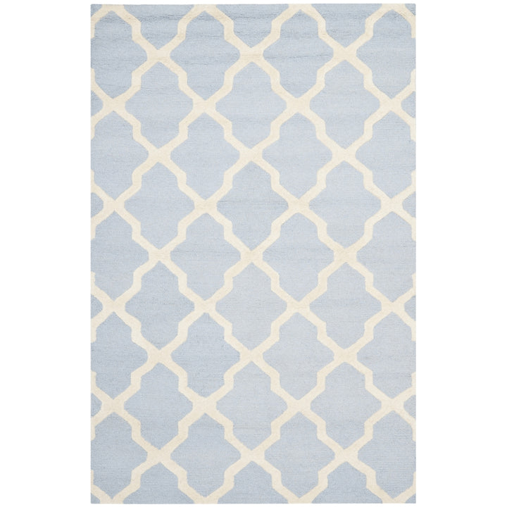 SAFAVIEH Cambridge CAM121A Light Blue / Ivory Rug Image 7