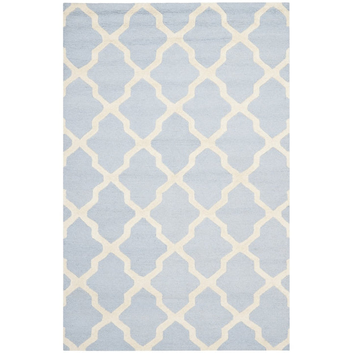 SAFAVIEH Cambridge CAM121A Light Blue / Ivory Rug Image 1