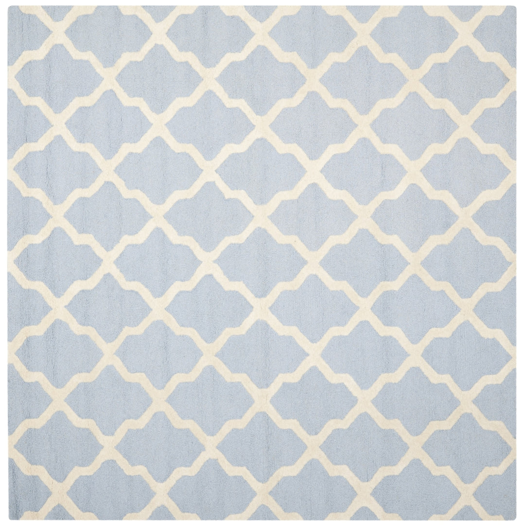 SAFAVIEH Cambridge CAM121A Light Blue / Ivory Rug Image 9