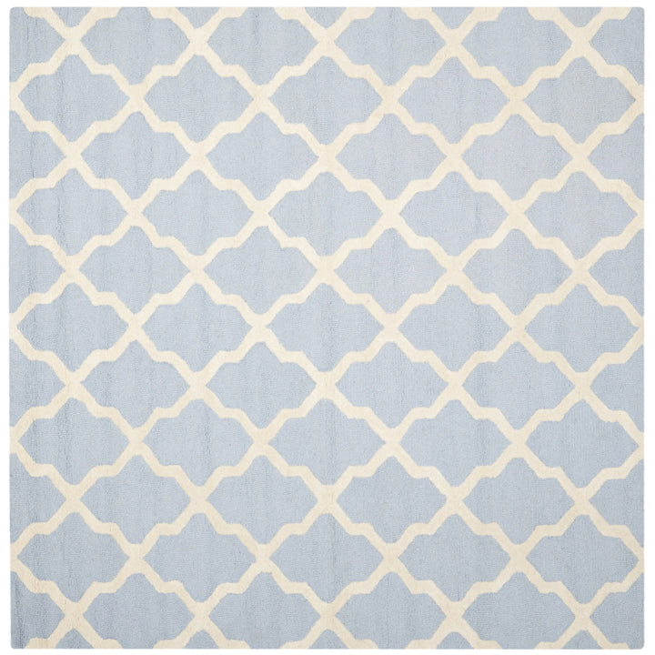 SAFAVIEH Cambridge CAM121A Light Blue / Ivory Rug Image 9