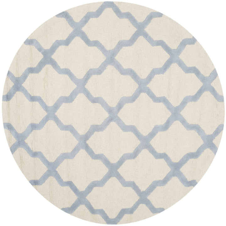 SAFAVIEH Cambridge CAM121F Ivory / Light Blue Rug Image 1