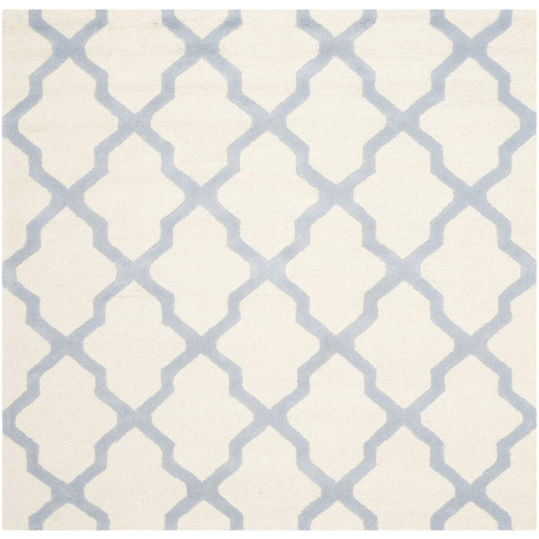 SAFAVIEH Cambridge CAM121F Ivory / Light Blue Rug Image 6