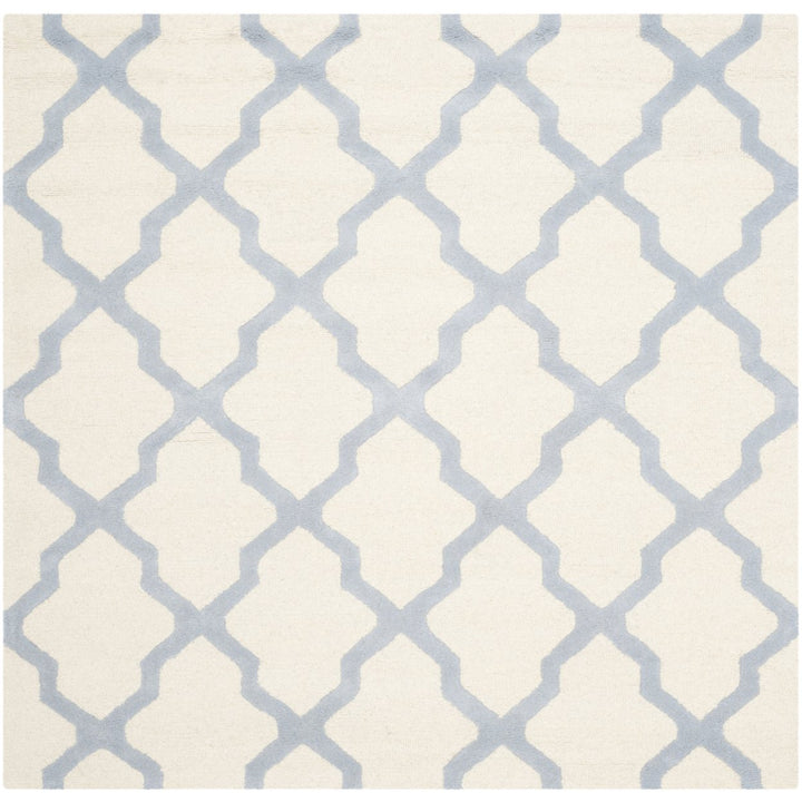 SAFAVIEH Cambridge CAM121F Ivory / Light Blue Rug Image 6