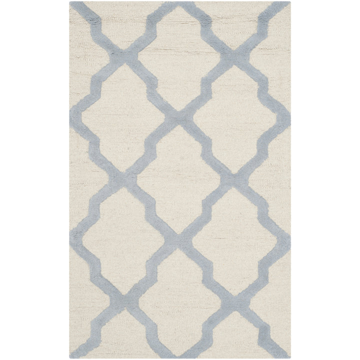 SAFAVIEH Cambridge CAM121F Ivory / Light Blue Rug Image 9